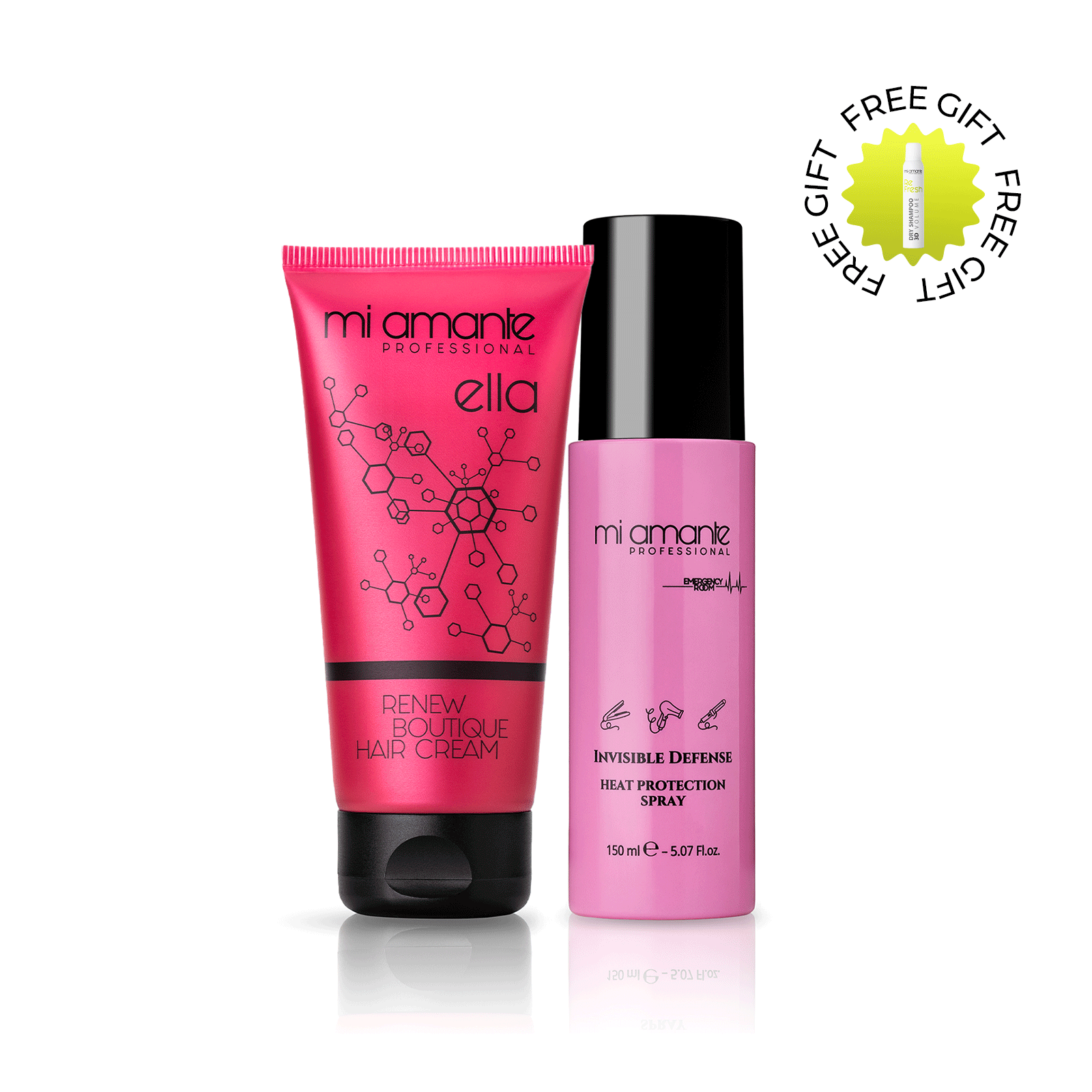 Termoochronny spray do włosów Mi Amante Invisible Defense 150 ml.