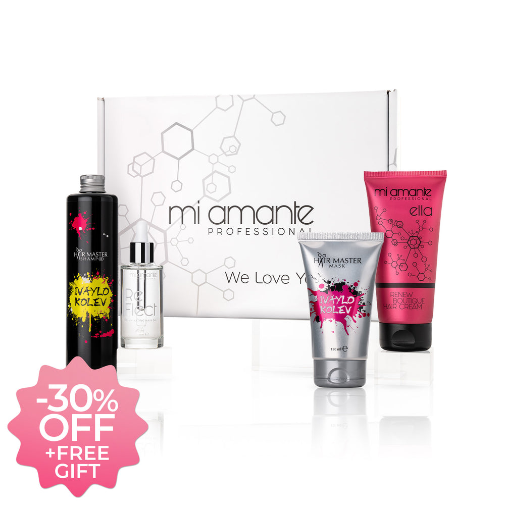 Komplet pełnej pielęgnacji włosów Ivajlo Kolev i Mi Amante