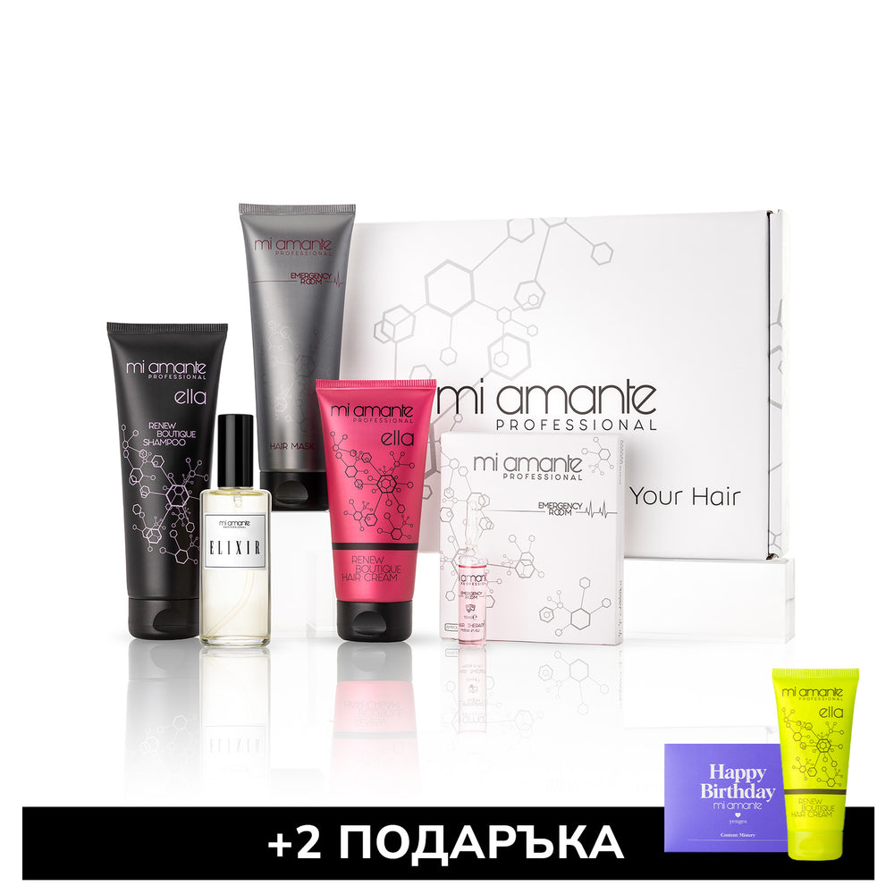 ZESTAW DO CAŁOŚCIOWEJ REGENERACJI WŁOSÓW I  ELIXIR MI AMANTE